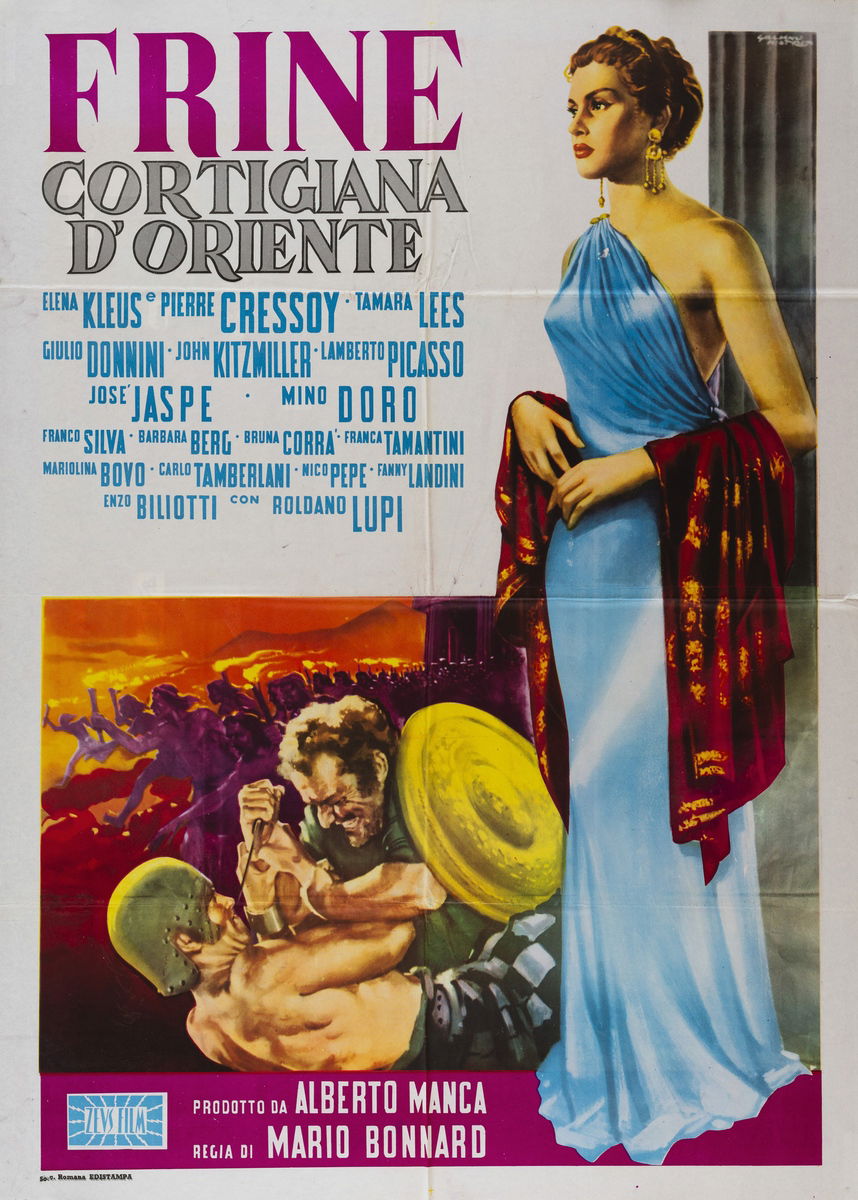 Frine cortigiana d'Oriente - Manifesto 1