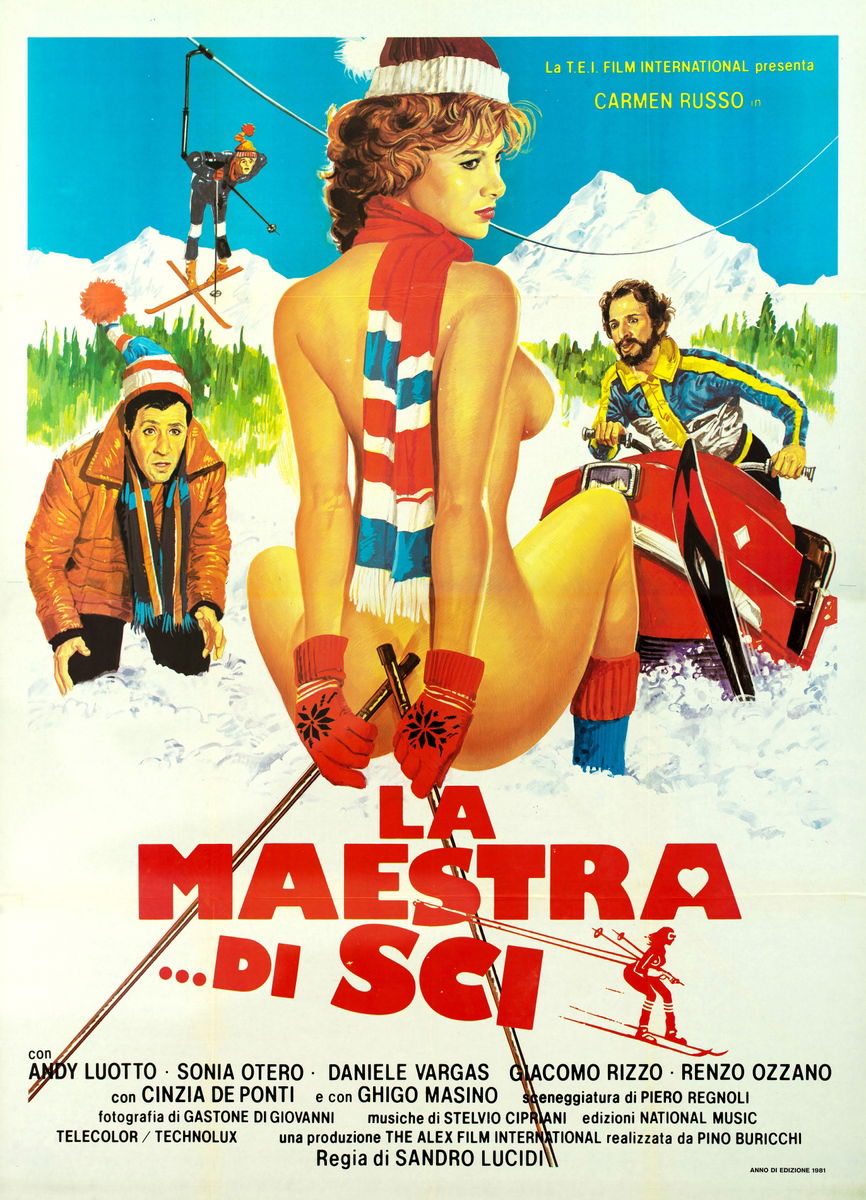 La maestra... di sci - Manifesto 1