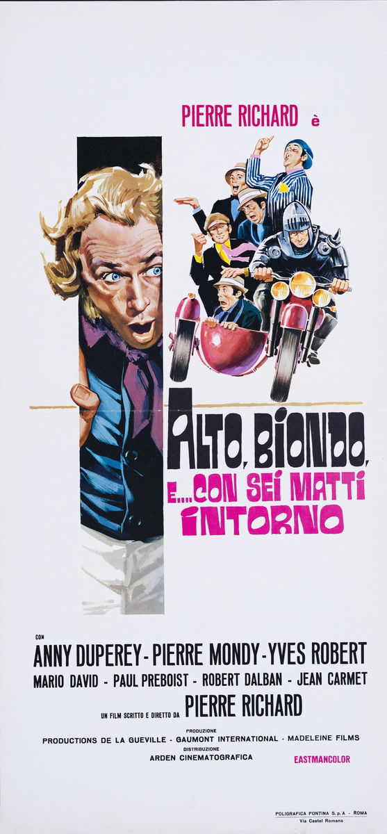 Alto, biondo e... con 6 matti intorno - Locandina 1