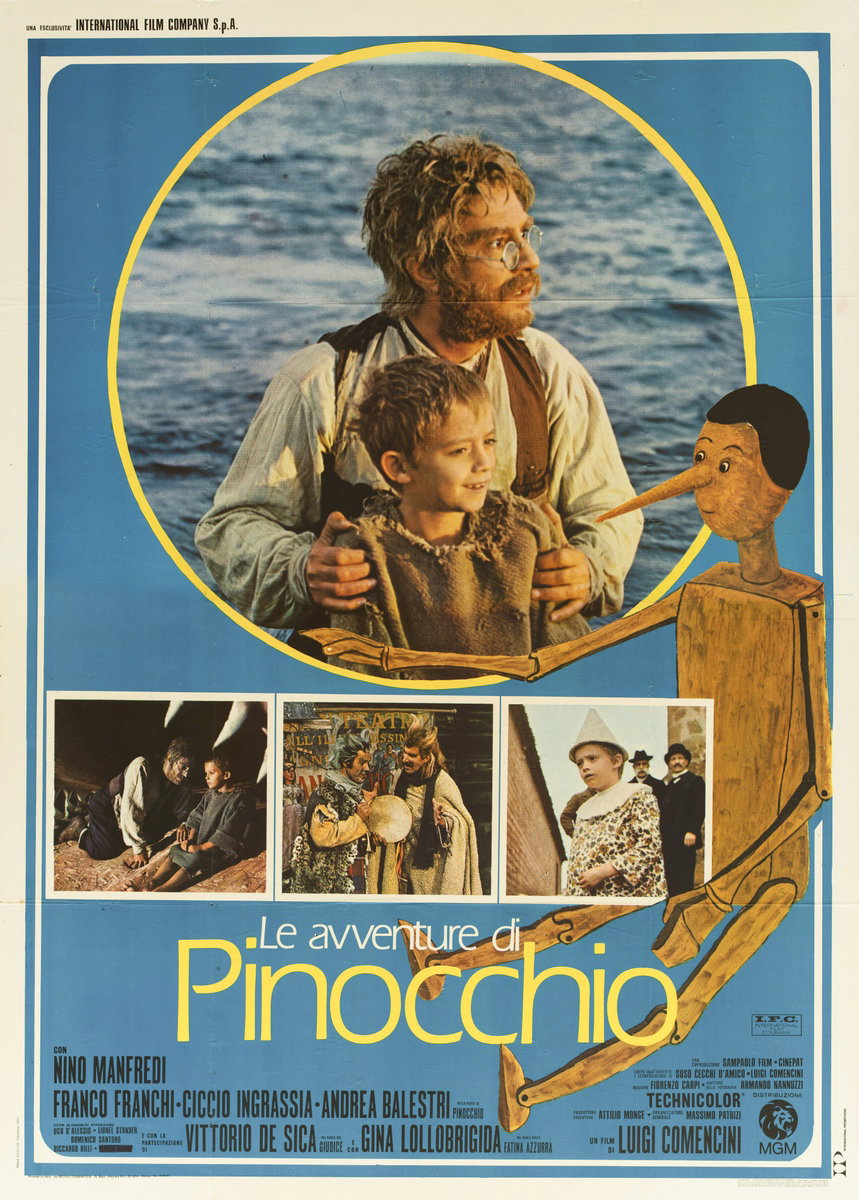 Le avventure di Pinocchio - Manifesto 2