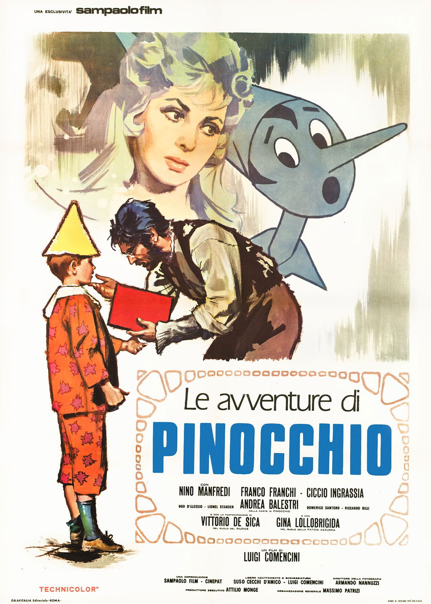 Le avventure di Pinocchio - Manifesto 4