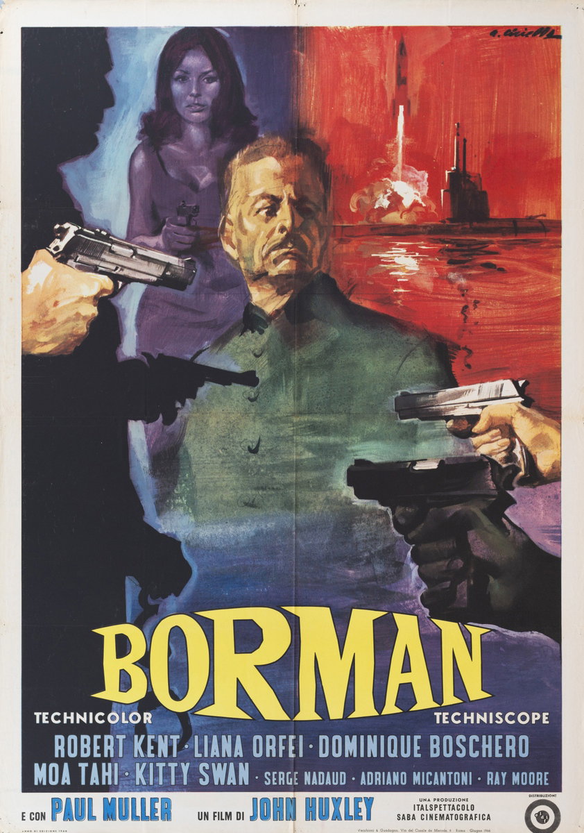 Poster 2 for the film Borman (1966), painted by Averardo Ciriello