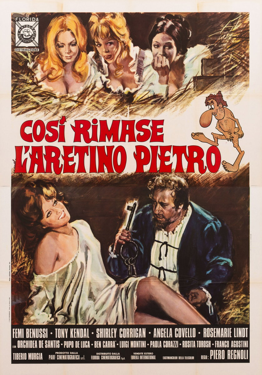 Poster 2 for the film Tales of Erotica (1973), painted by Agatino Avelli