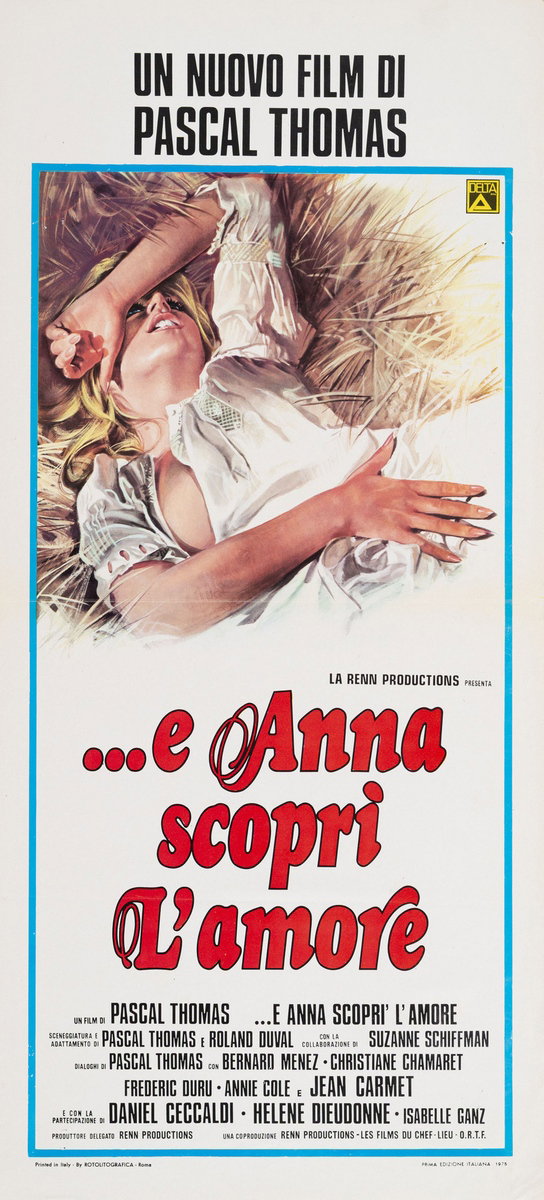Locandina 2 per il film E Anna scoprì l'amore (1973)