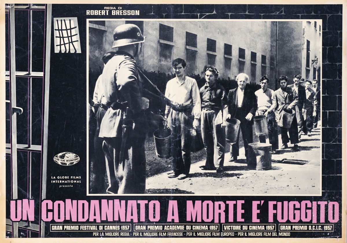 A Man Escaped - Fotobusta 1