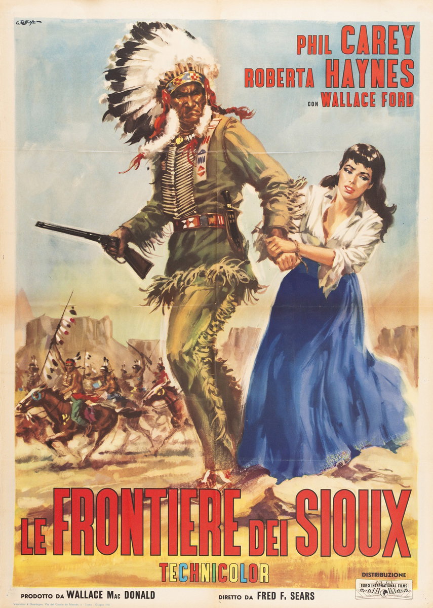 Le frontiere dei Sioux - Manifesto 2