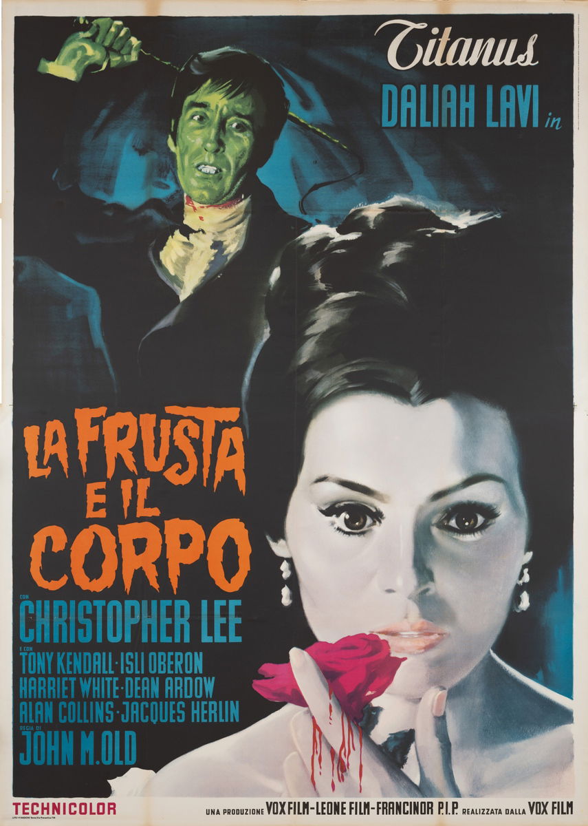 La frusta e il corpo - Manifesto 1