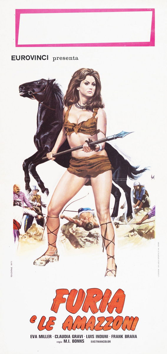 Furia e le amazzoni - Locandina 1