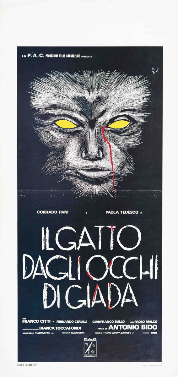 Il gatto dagli occhi di giada - Locandina 1