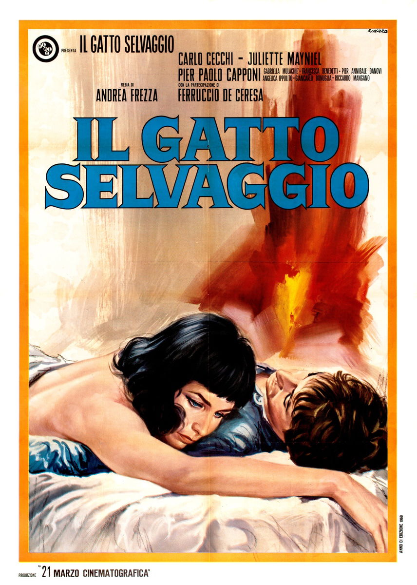Il gatto selvaggio - Manifesto 1