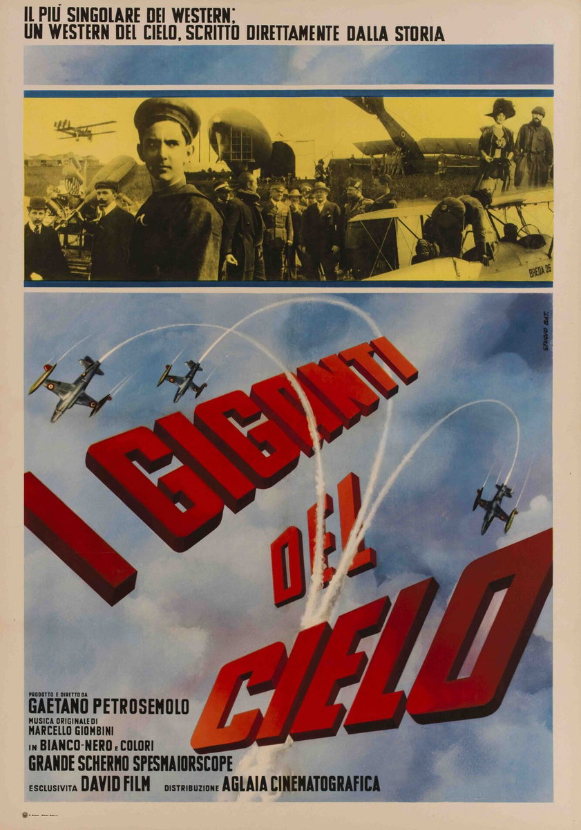 Manifesto 2 per il film I giganti del cielo (1961)