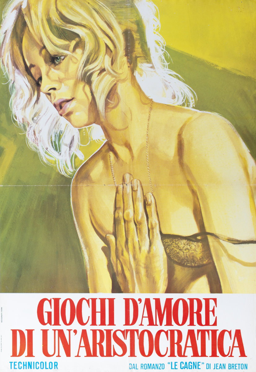 Manifesto 3 per il film Giochi d'amore di un'aristocratica (1973)