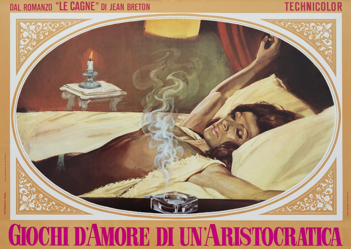 Fotobusta 5 per il film Giochi d'amore di un'aristocratica (1973)