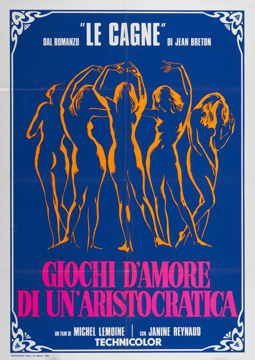 Manifesto 4 per il film Giochi d'amore di un'aristocratica (1973)