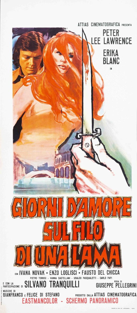 Love and Death on the Edge of a Razor - Lobby Card 1