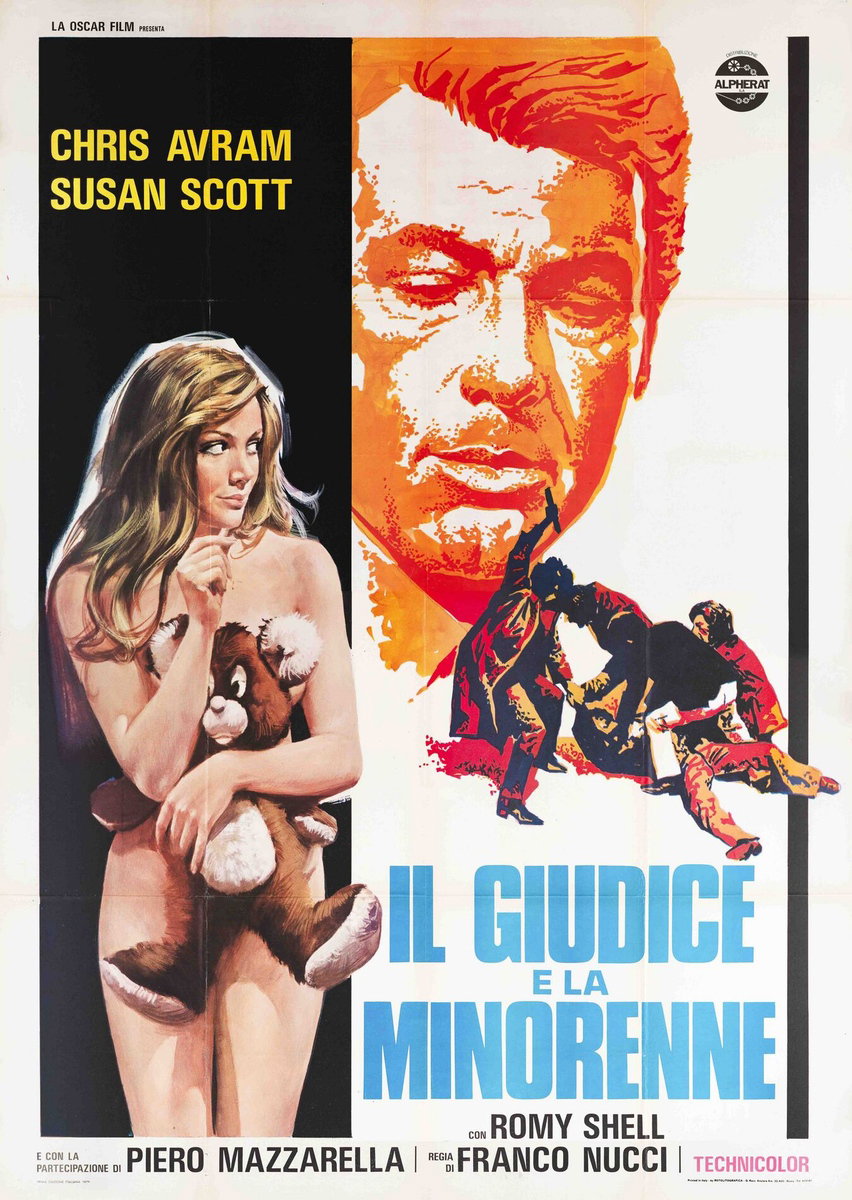 Manifesto 2 per il film Il giudice e la minorenne (1974)