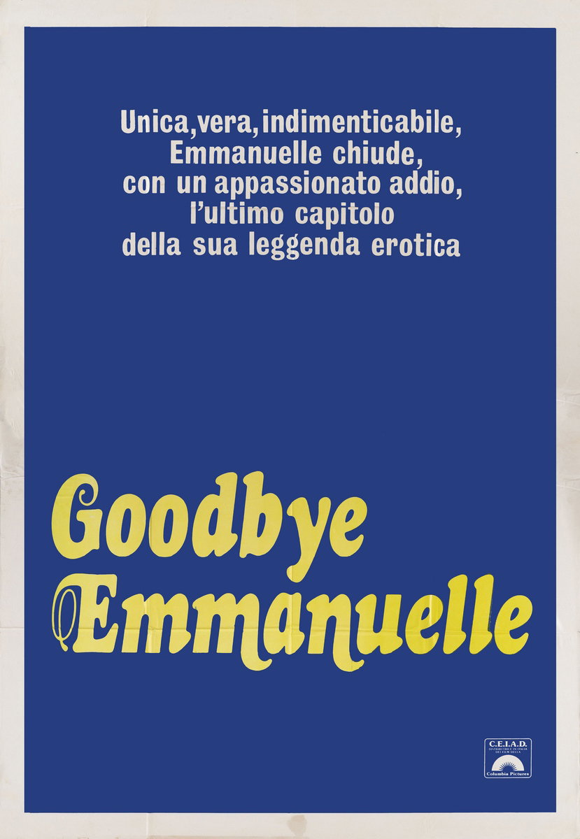 Manifesto 2 per il film Goodbye Emmanuelle (1977)