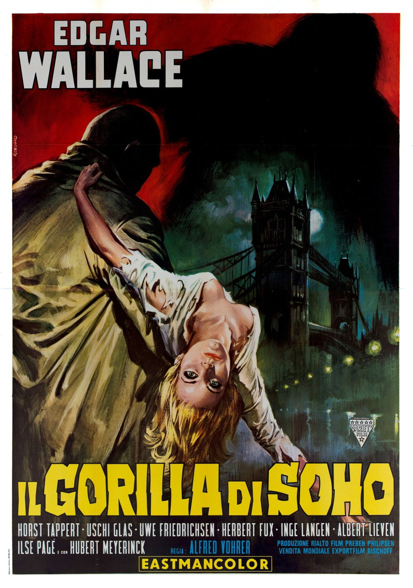 Poster 2 for the film Gorilla Gang (1968), painted by Renato Casaro (Renè)