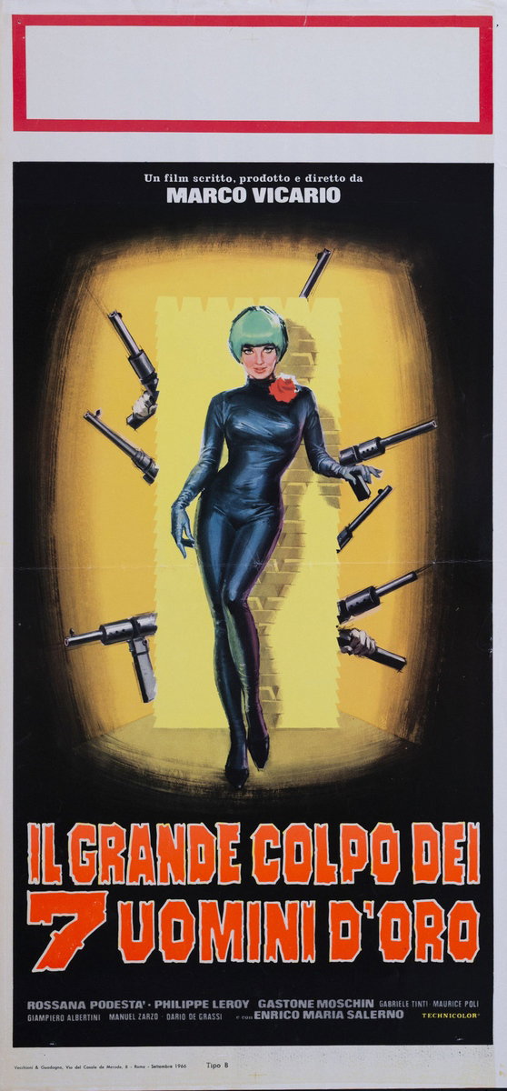 Locandina 3 per il film Il grande colpo dei 7 uomini d'oro (1966)