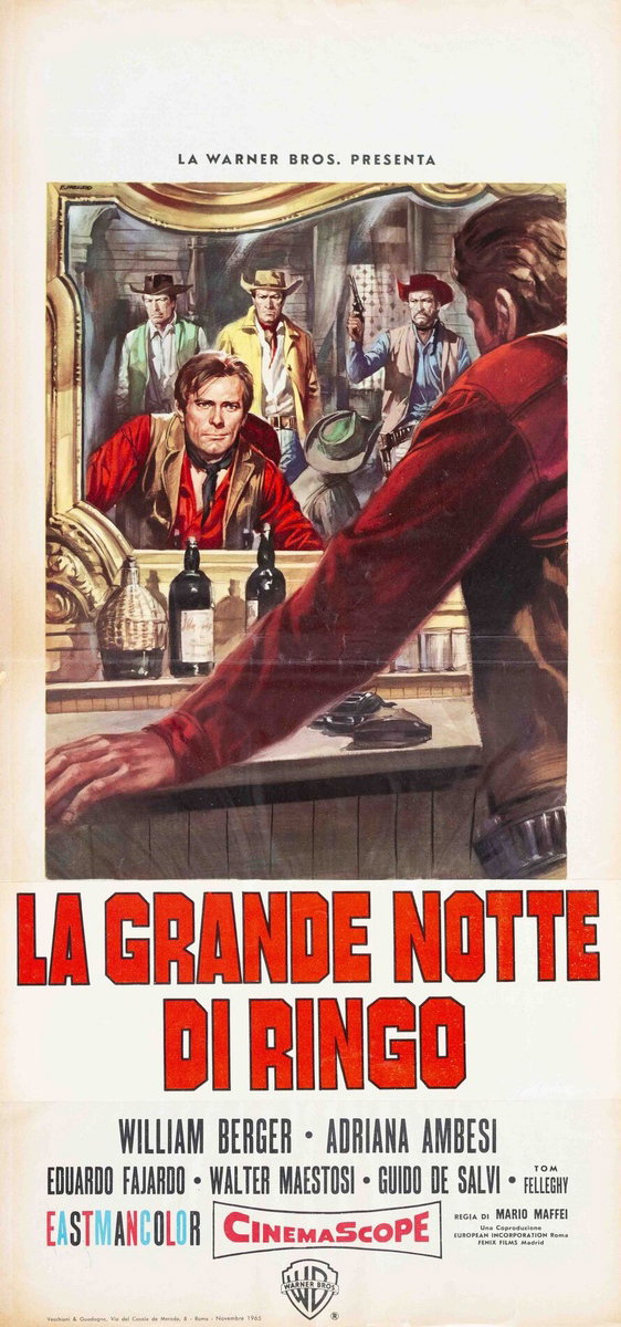 Locandina 2 for the film Ringo's Big Night (1966)