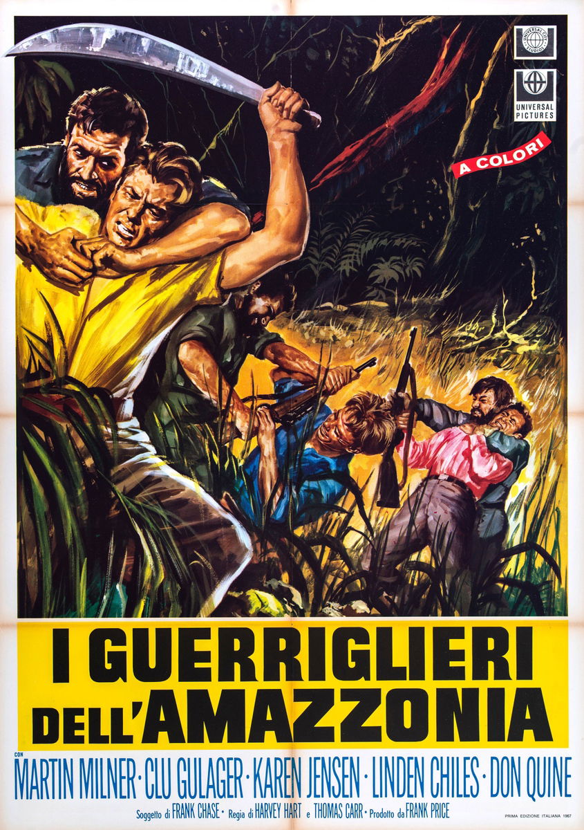 I guerriglieri dell'Amazzonia - Manifesto 1