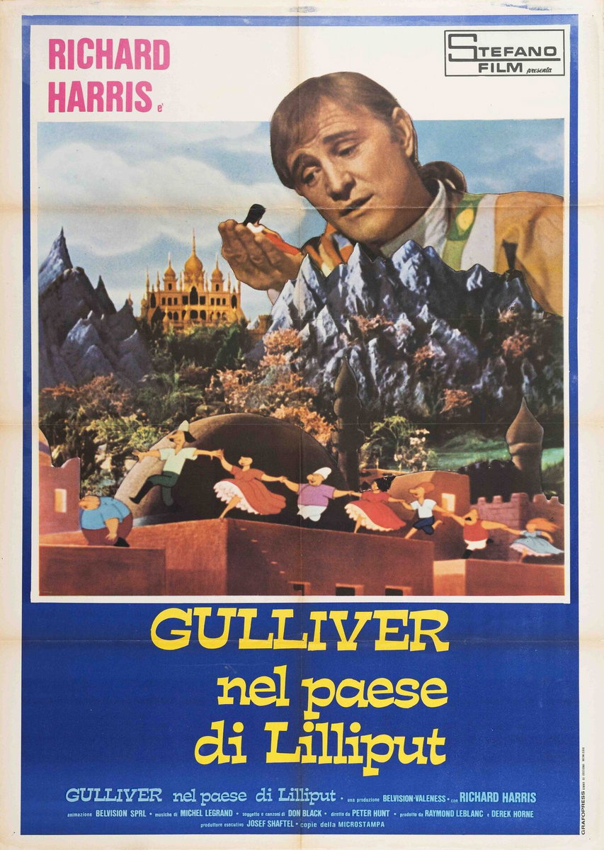 Manifesto 3 per il film Gulliver nel paese di lilliput (1977)