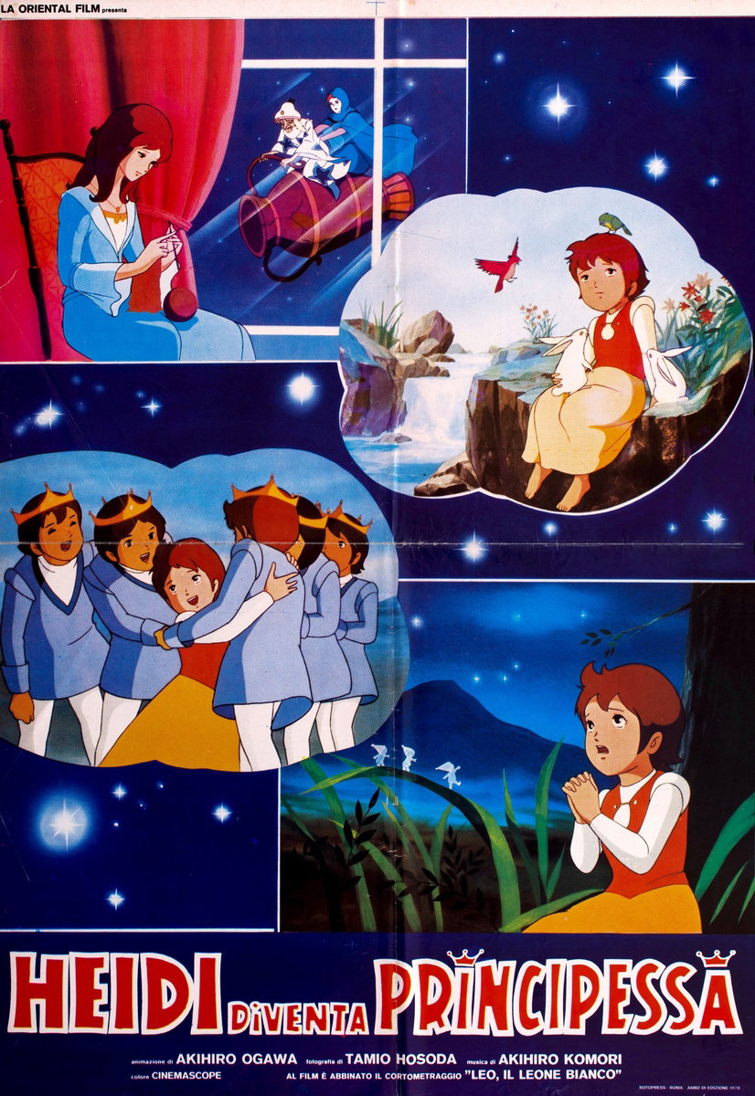 Manifesto 3 per il film Heidi diventa principessa (1977)