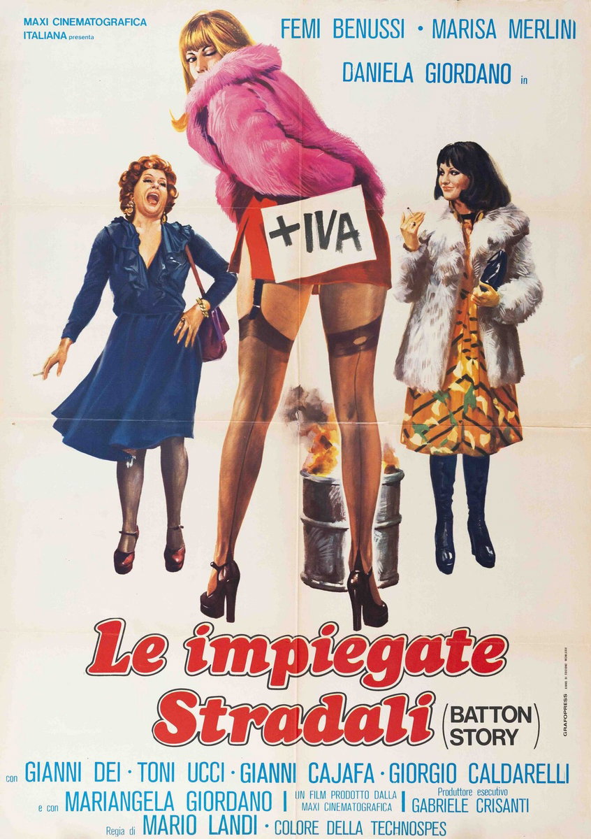 Manifesto 2 per il film Le impiegate stradali (1976)