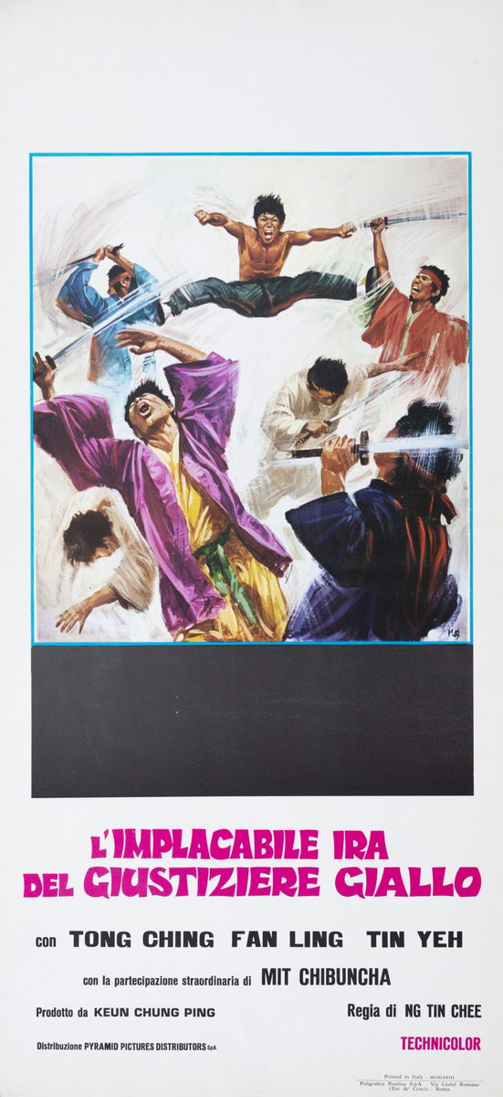 L'implacabile ira del giustiziere giallo - Lobby Card 1