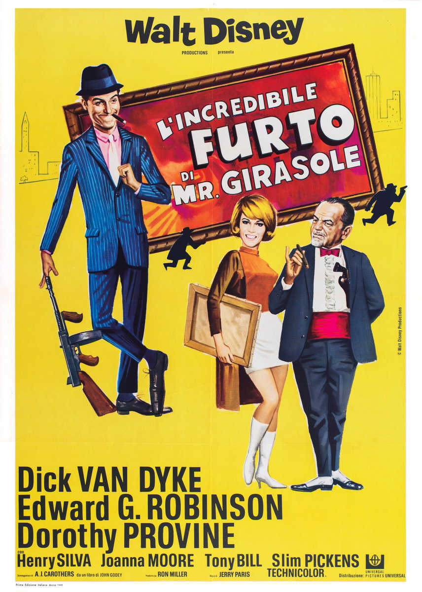 Manifesto 2 per il film L'incredibile furto di Mr. Girasole (1968)