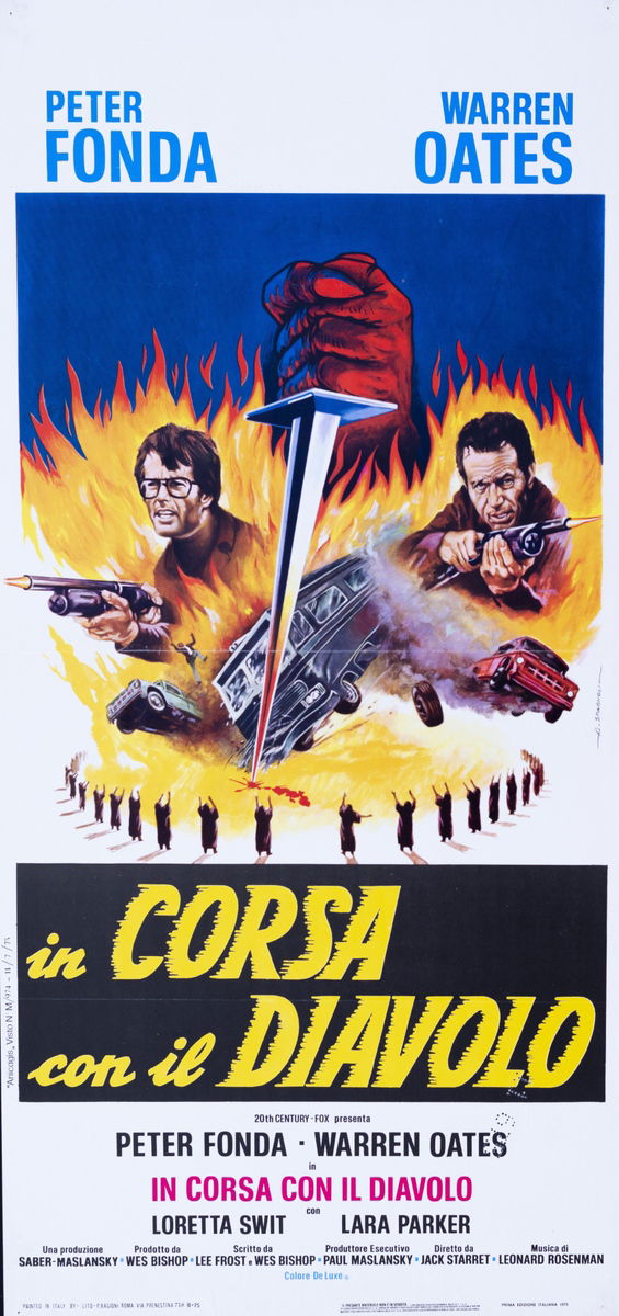 Race with the Devil - Lobby Card 1