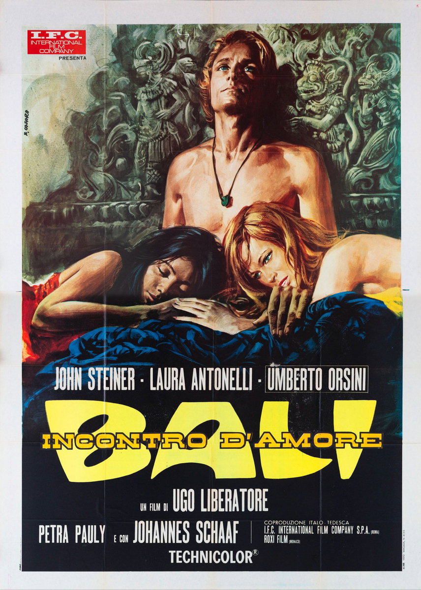 Poster 2 for the film Bali (1970), painted by Renato Casaro (Renè)
