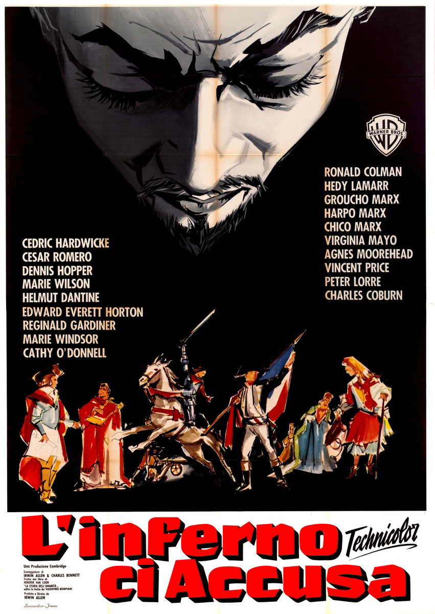 Manifesto 2 per il film L'inferno ci accusa (1957)