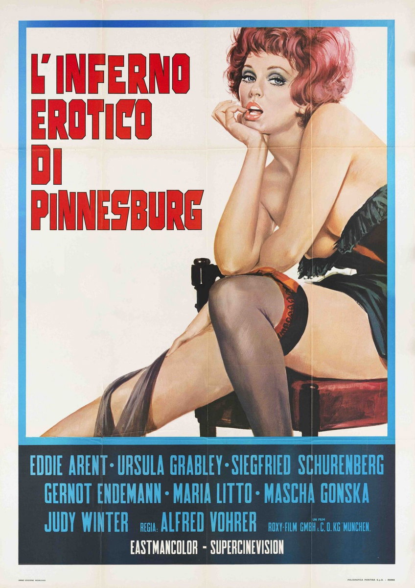 Manifesto 2 per il film L'inferno erotico di Pinnesburg (1970)