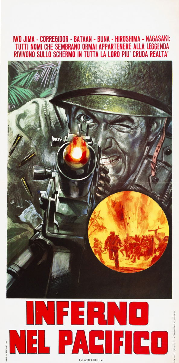 Hell in the Pacific - Lobby Card 1