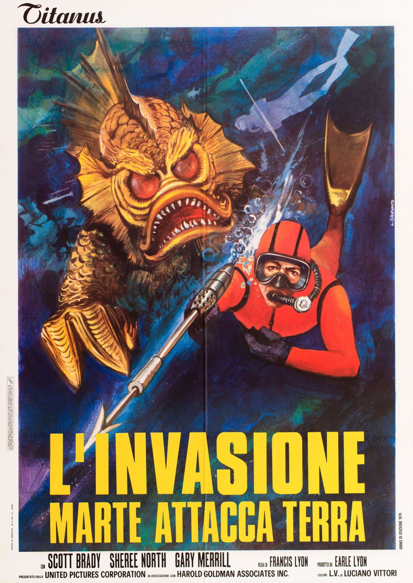 L'invasione - Marte attacca Terra - Manifesto 1