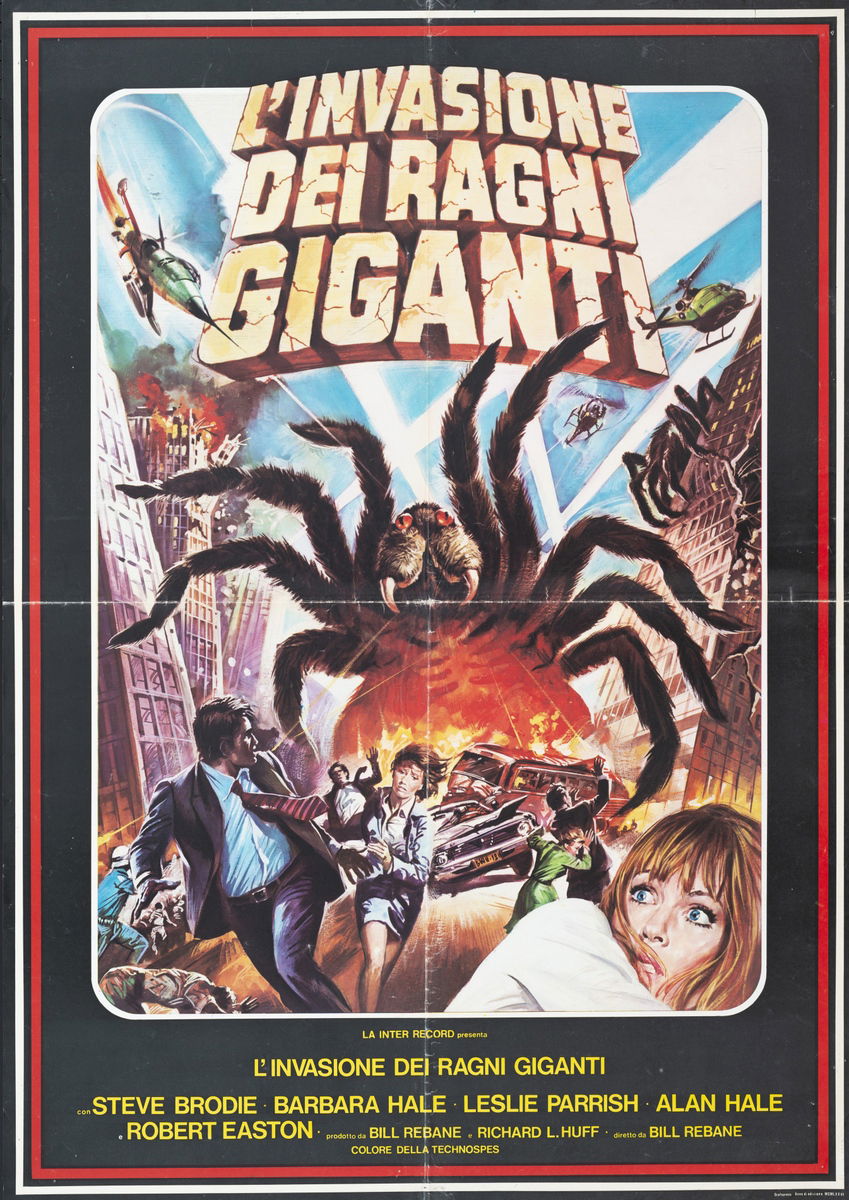 L'invasione dei ragni giganti - Manifesto 1