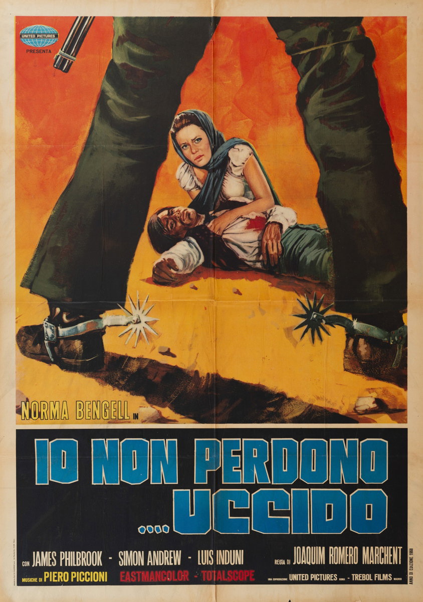 Io non perdono... uccido - Manifesto 2