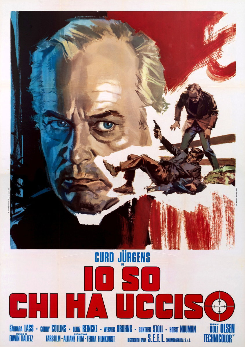 Manifesto 2 per il film Io so chi ha ucciso (1970)