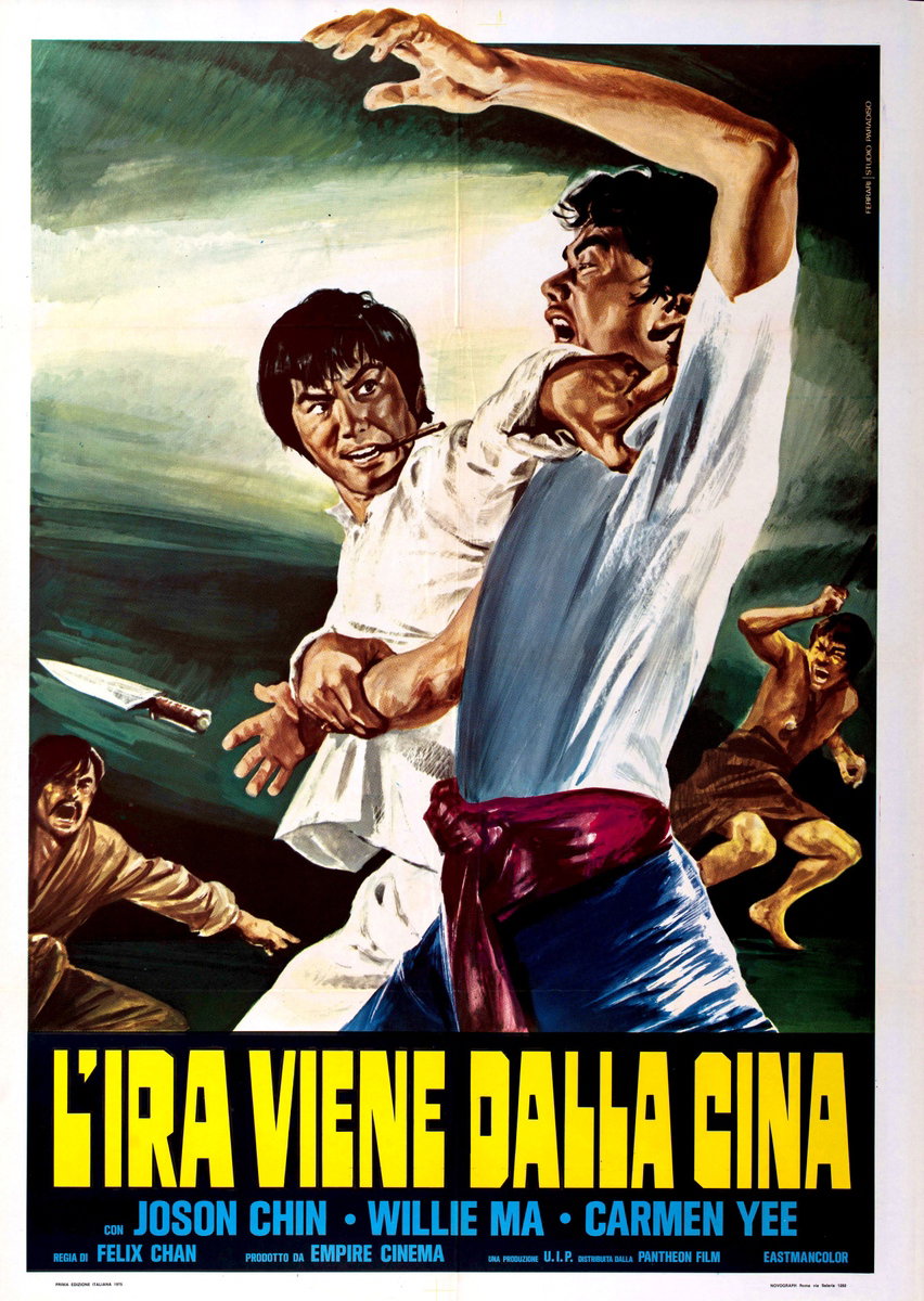 Poster 2 for the film ira viene dalla Cina (1973), painted by Mario Ferrari (Mafè)