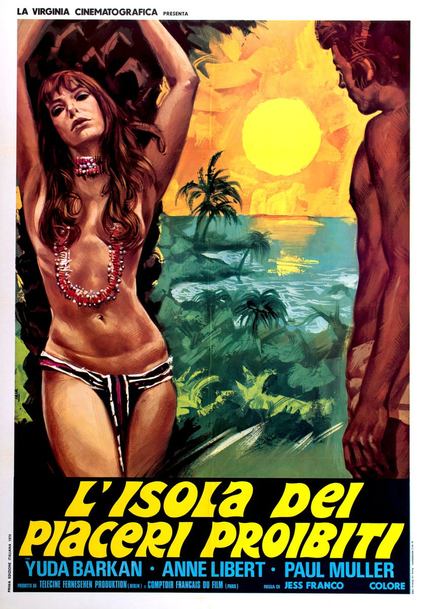 L'isola dei piaceri proibiti - Manifesto 1