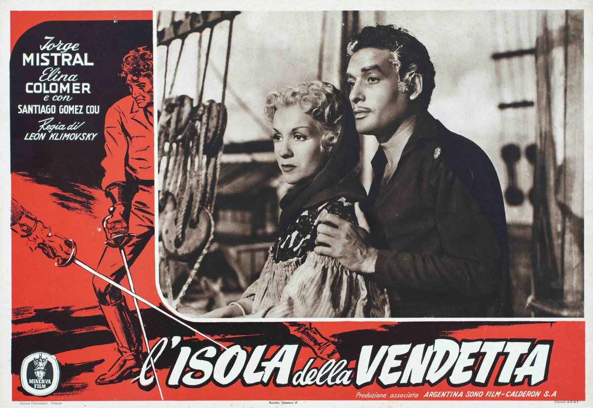 Fotobusta 3 per il film L'isola della vendetta (1953)