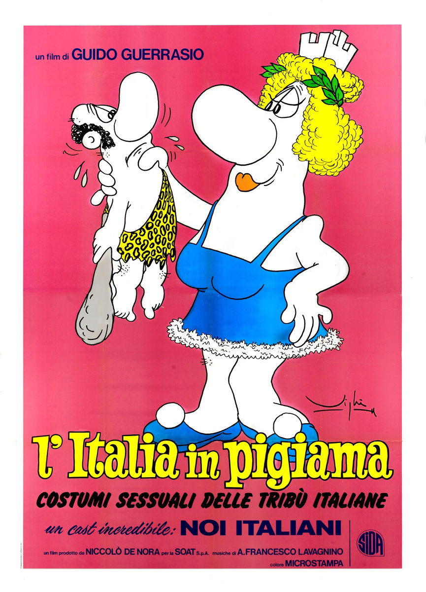 L'Italia in pigiama - Manifesto 1