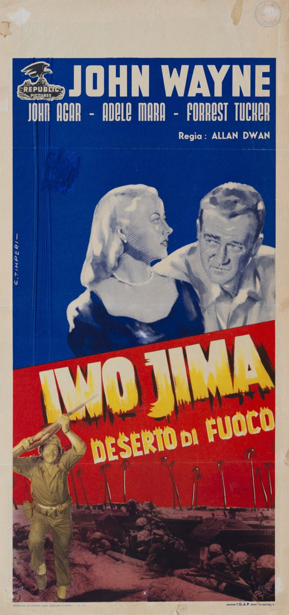 Locandina 2 per il film Iwo Jima, deserto di fuoco (1950)