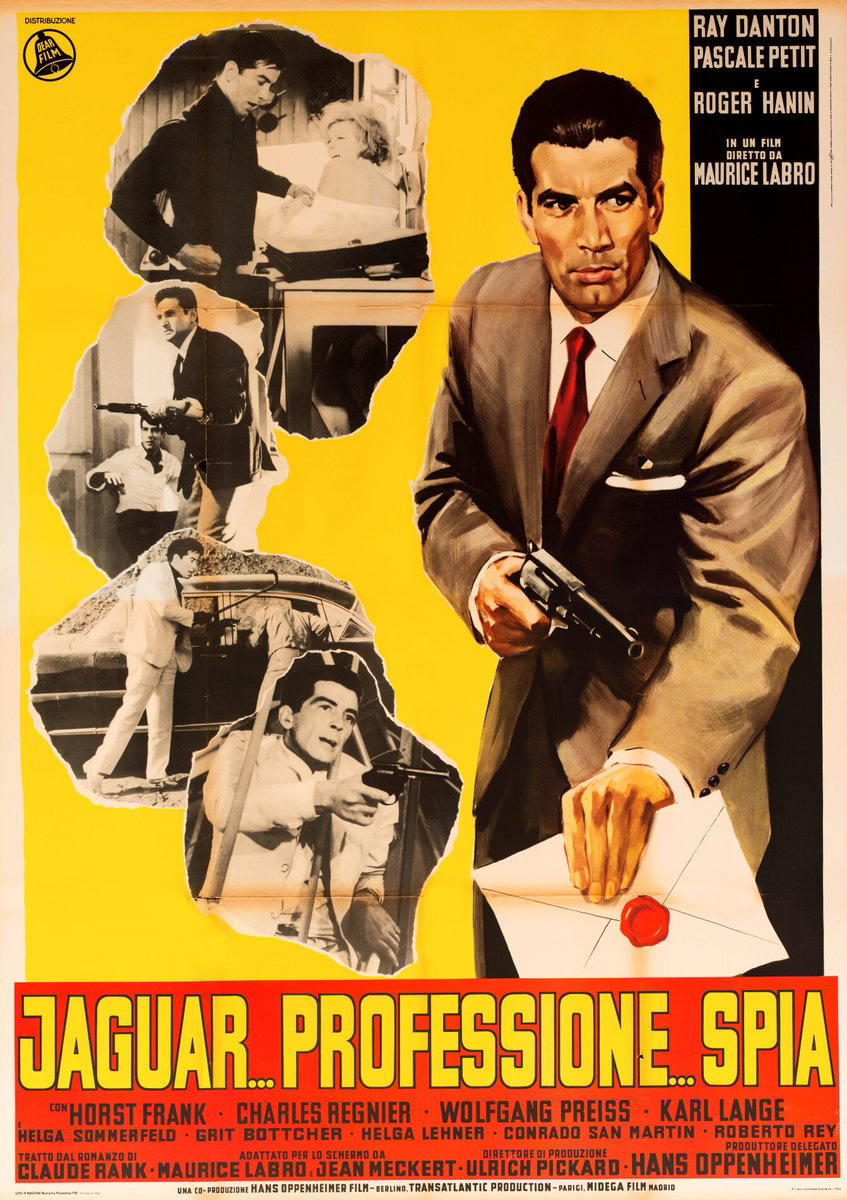 Poster 2 for the film The Spy Who Went Into Hell (1965), painted by Giorgio Olivetti