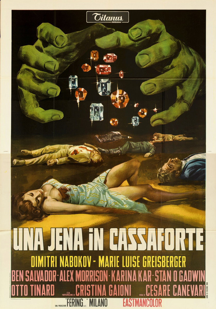 Manifesto 2 per il film Una iena in cassaforte (1968)
