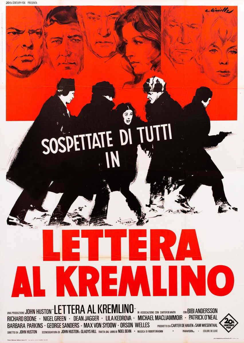 Poster 2 for the film The Kremlin Letter (1970), painted by Averardo Ciriello