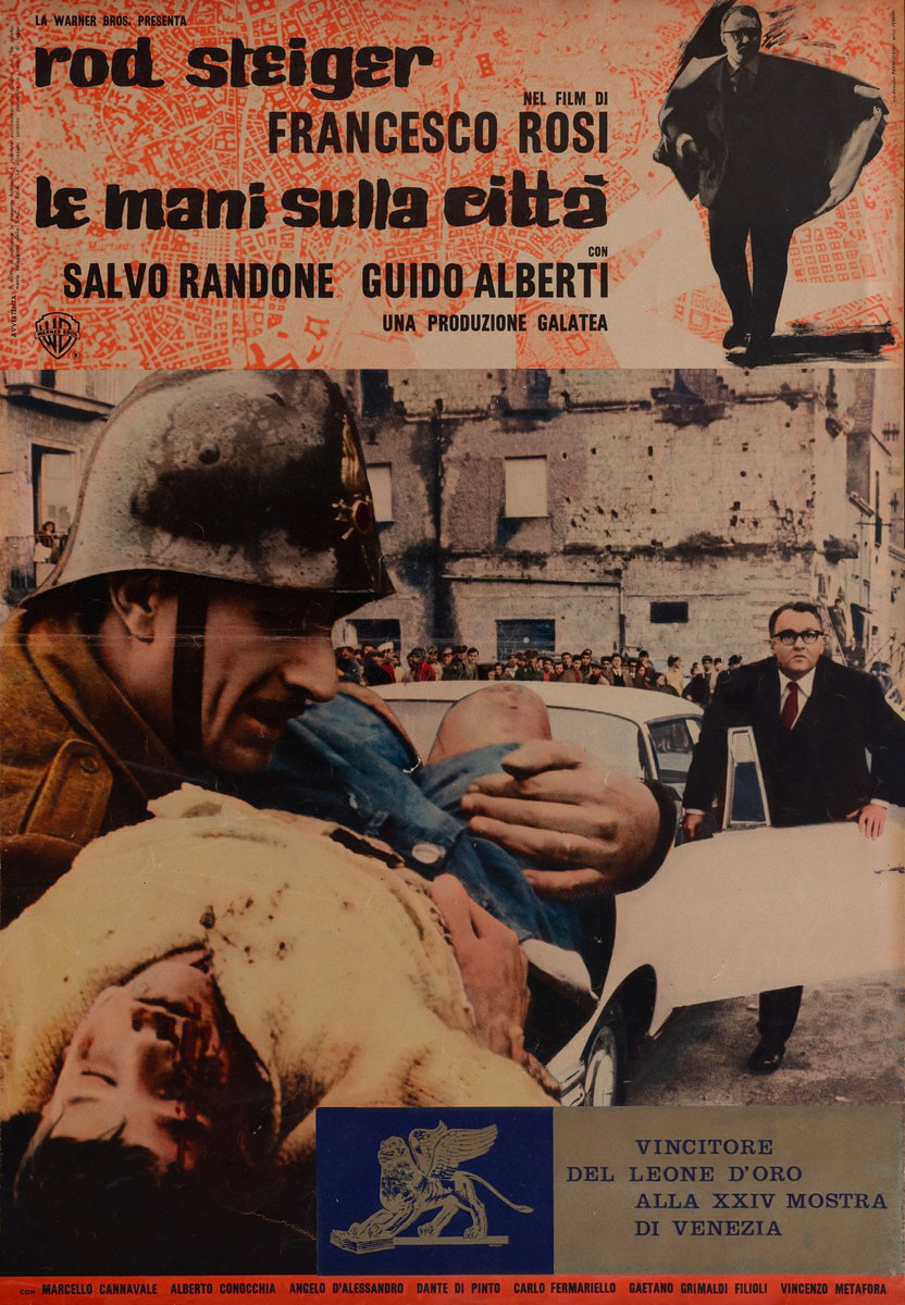 Manifesto 5 per il film Le mani sulla città (1963)