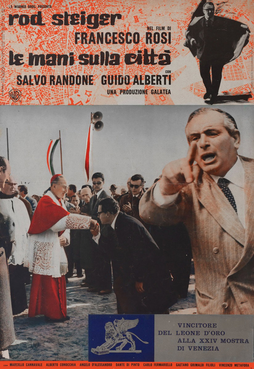 Manifesto 8 per il film Le mani sulla città (1963)