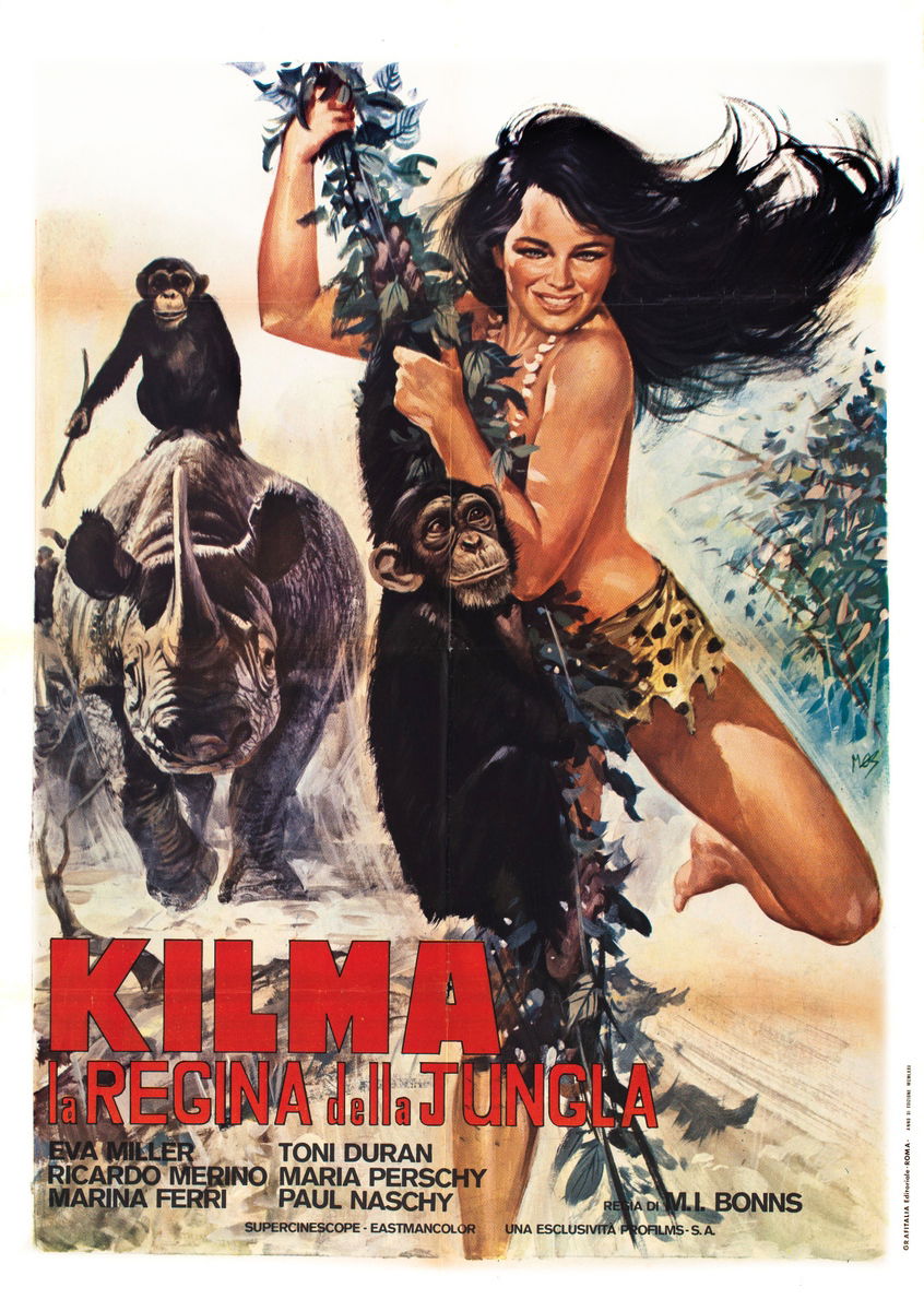 Kilma, la regina della jungla - Manifesto 1